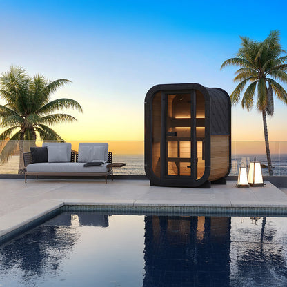 SaunaLife CL3G Outdoor Cube Sauna (2 Person)